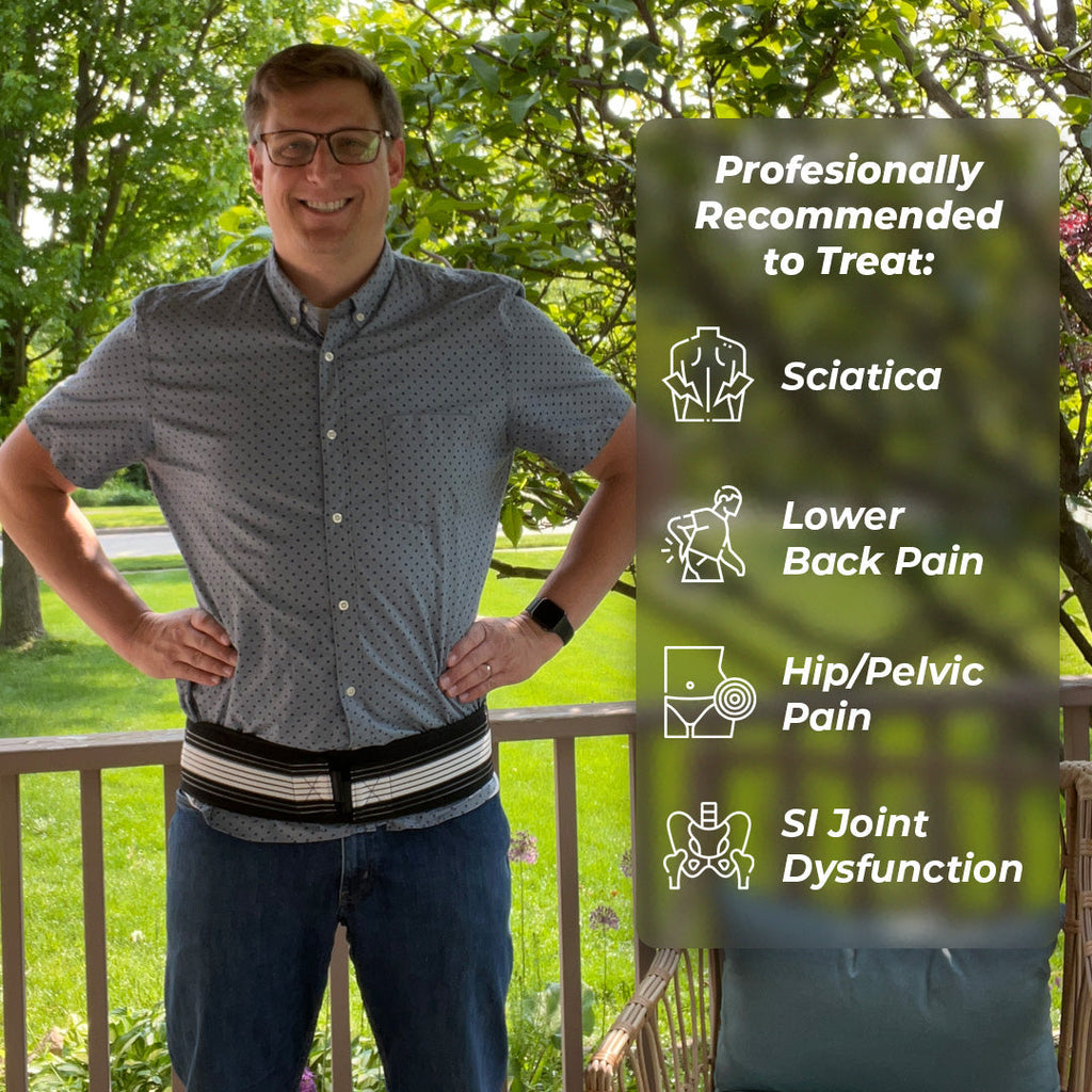 Z Wellness Lumbar Sciatica Brace with Dual Straps