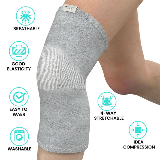 Z Wellness Bamboo Compression Knee Sleeves