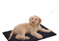 Grounding pet mat with a dog lying on it