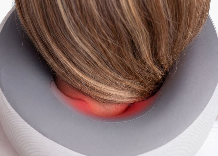 Ergonomic travel neck pillow