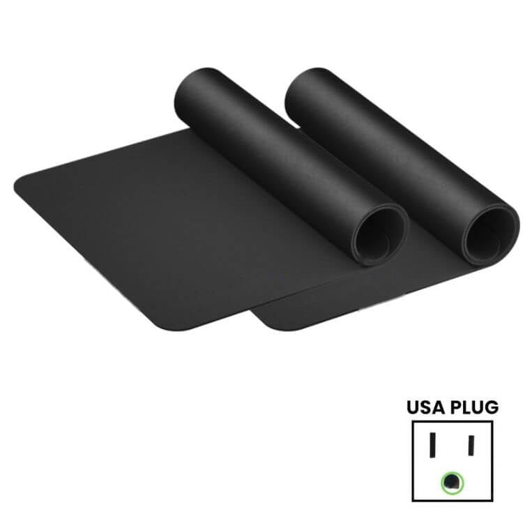 Grounding desk and floor mat