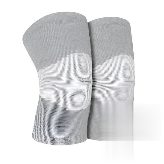 Pair of bamboo compression knee sleeves